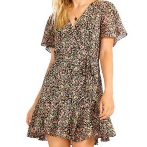 BB Dakota Multicolor Floral Mini Dress